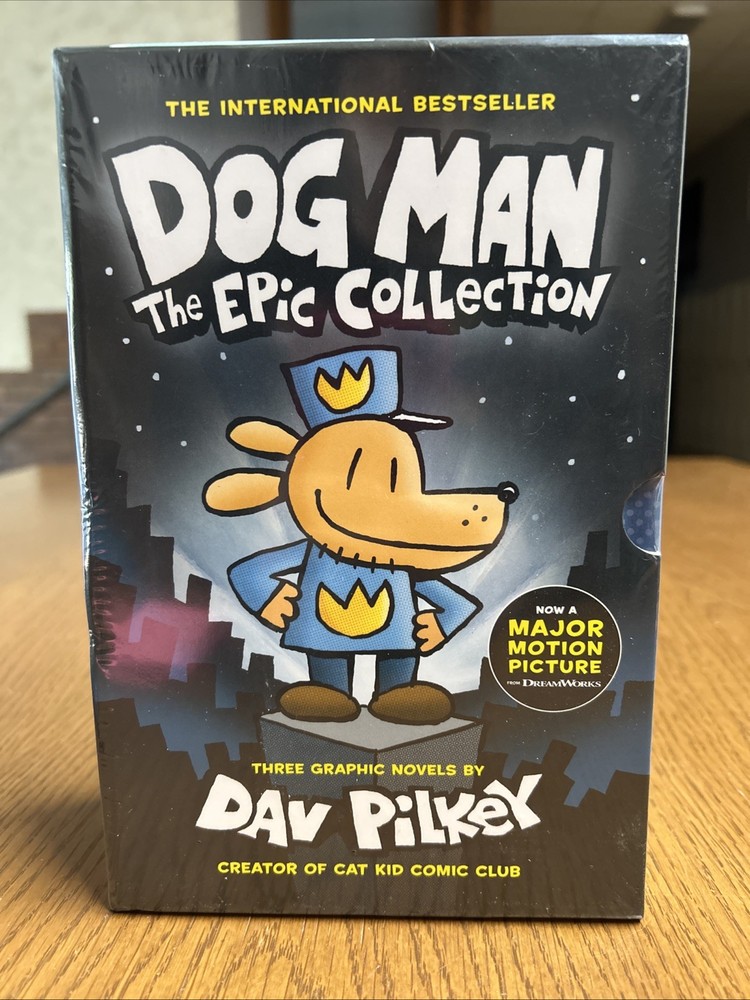 Dog Man: the Epic Collection 3 Graphic Novel Set Brand New Sealed Dav Pilkey