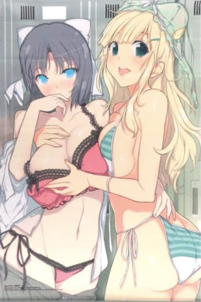 Senran Kagura Yumi & Yomi B2 Tapestry Toranoana 2018 japan anime game