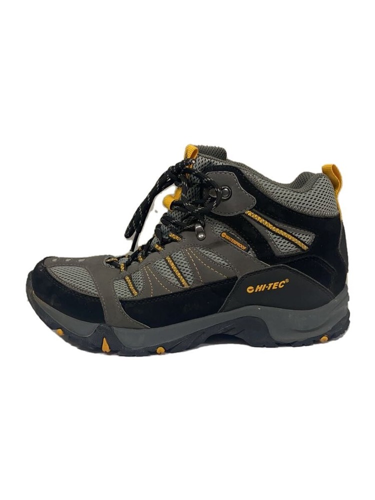Hi-Tec Men's Grey Trekking Boots Size 27cm Durable Hiking Footwear