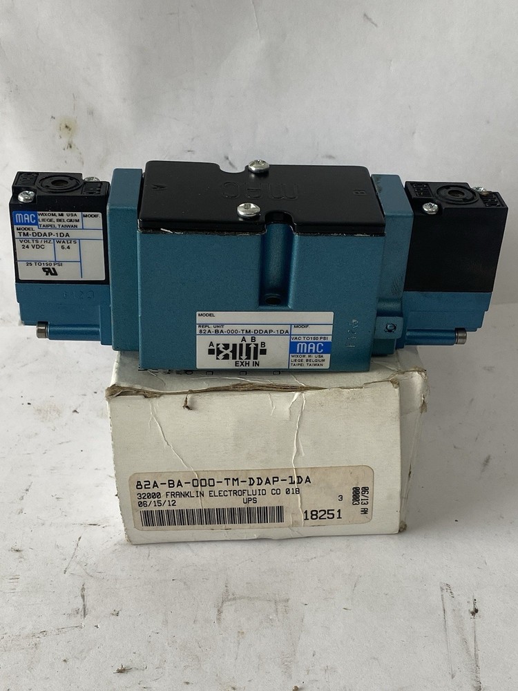 MAC Valves 82A-BA-000-TM-DAAP-1DA 4/2-way double solenoid piloted valve