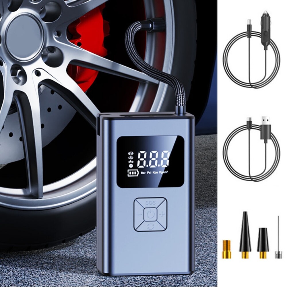 Car Air Compressor Rechargeable Cordless Tire Inflator Portable Air Pump 150 PSI