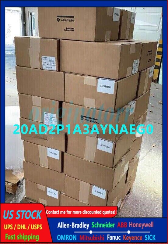 New Allen Bradley 20AD2P1A3AYNAEG0 PowerFlex 70 480V 5A 3HP Normal Duty 2HP