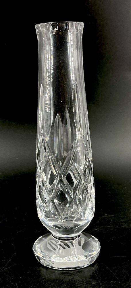 Vintage Signed Rogaska 24 % Full Lead Crystal Gallia Bud Vase Cut Glass 7
