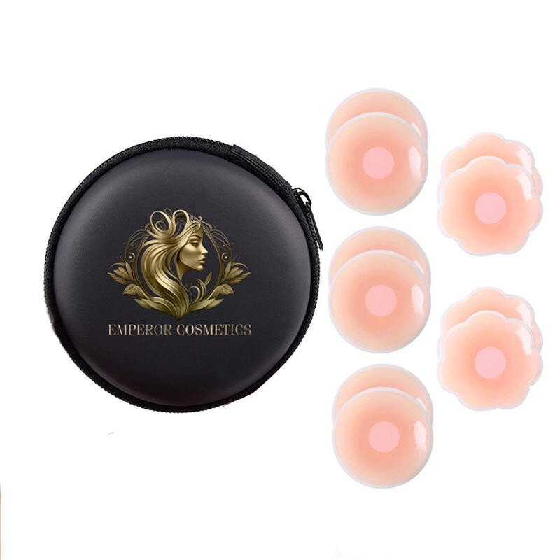 Adhesive Silicone Nipple Covers - Pink, 5 Pairs