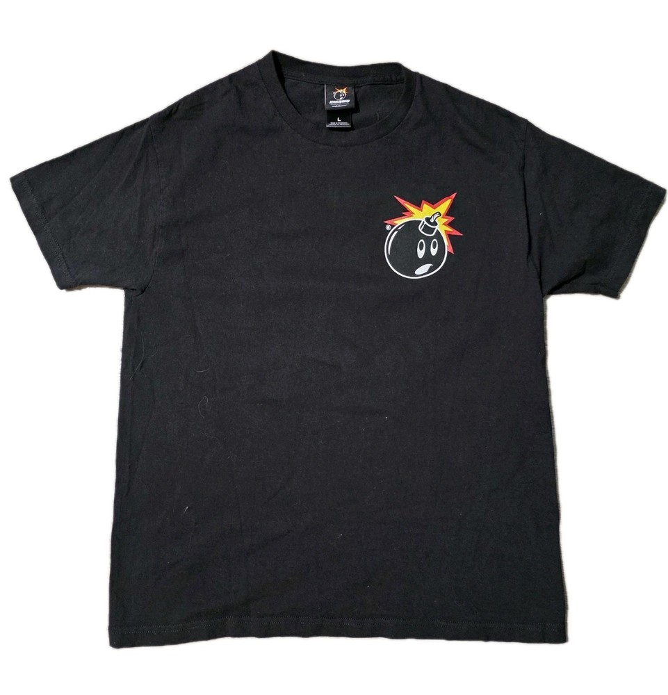 The Hundreds Adam Bomb T-Shirt Black Size Large Graphic Streetwear Mens L