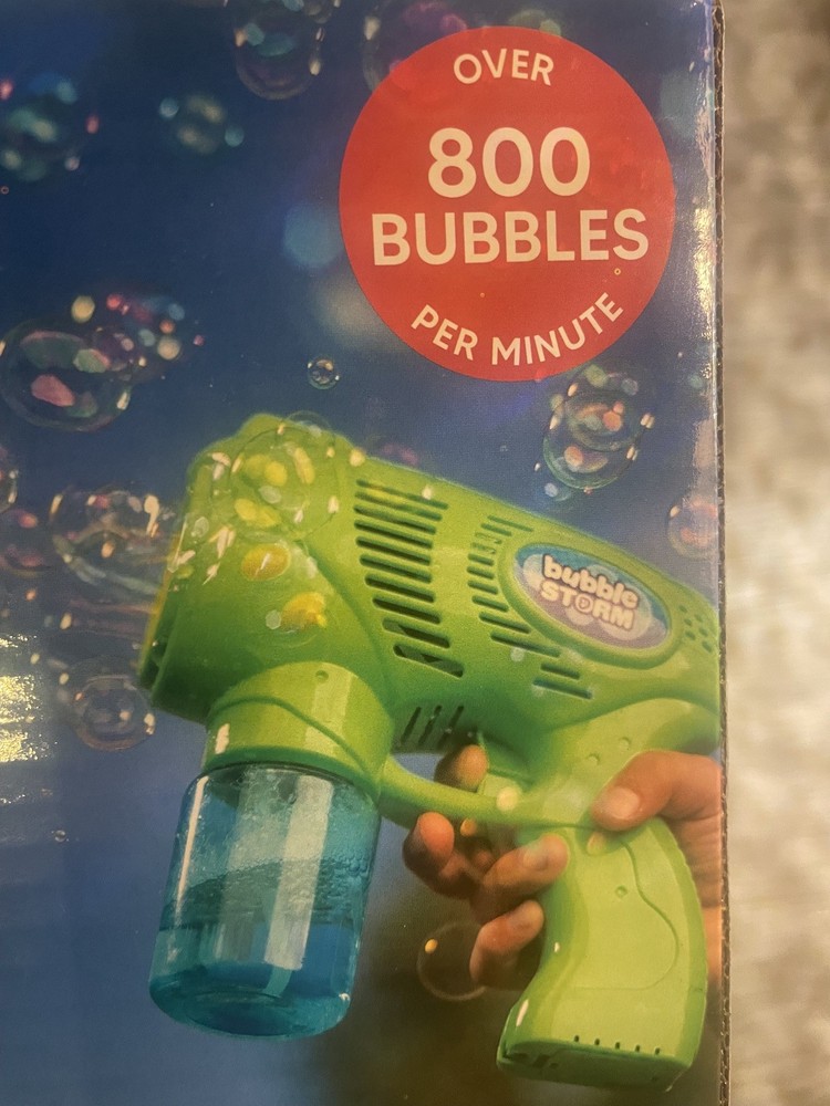 Powerful Bubble storm Handheld Bubble Gun Children Bubble Outdoor Bubble x2