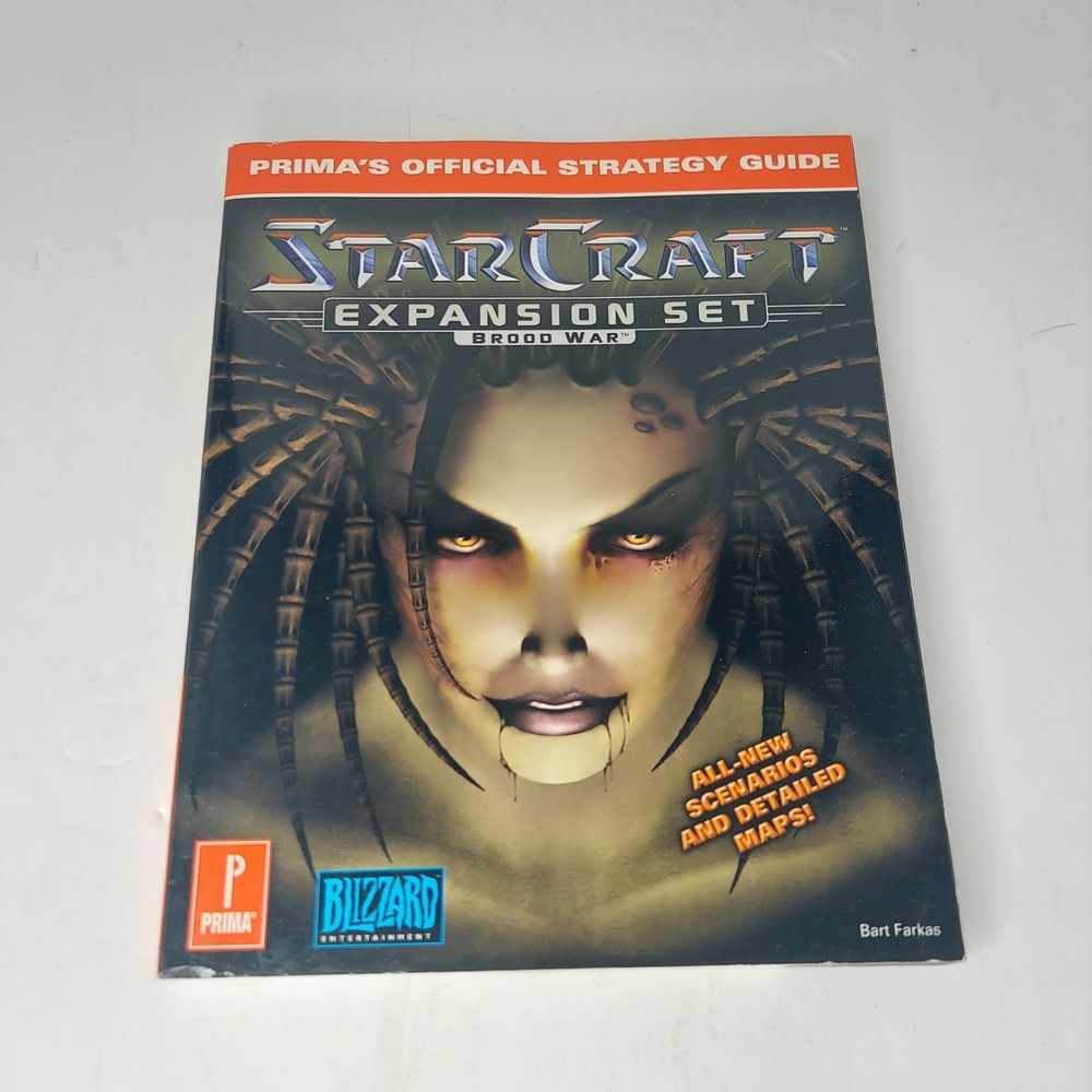 StarCraft Expansion Set:Brood War Prima Official Strategy Guide (Blizzard 1998)