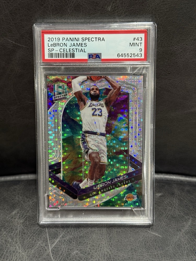 2019 Panini Spectra LEBRON JAMES Celestial #/99 PSA 9