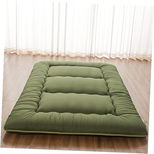 Japanese Floor Mattress, Futon Mattress with Portable Storage Bag and Washable