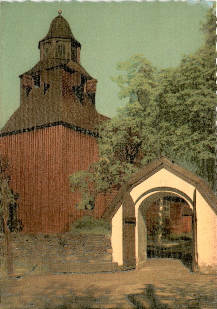 Skansen, Stockholm, Seglora kyrka, Västergötland, Nord Postcard