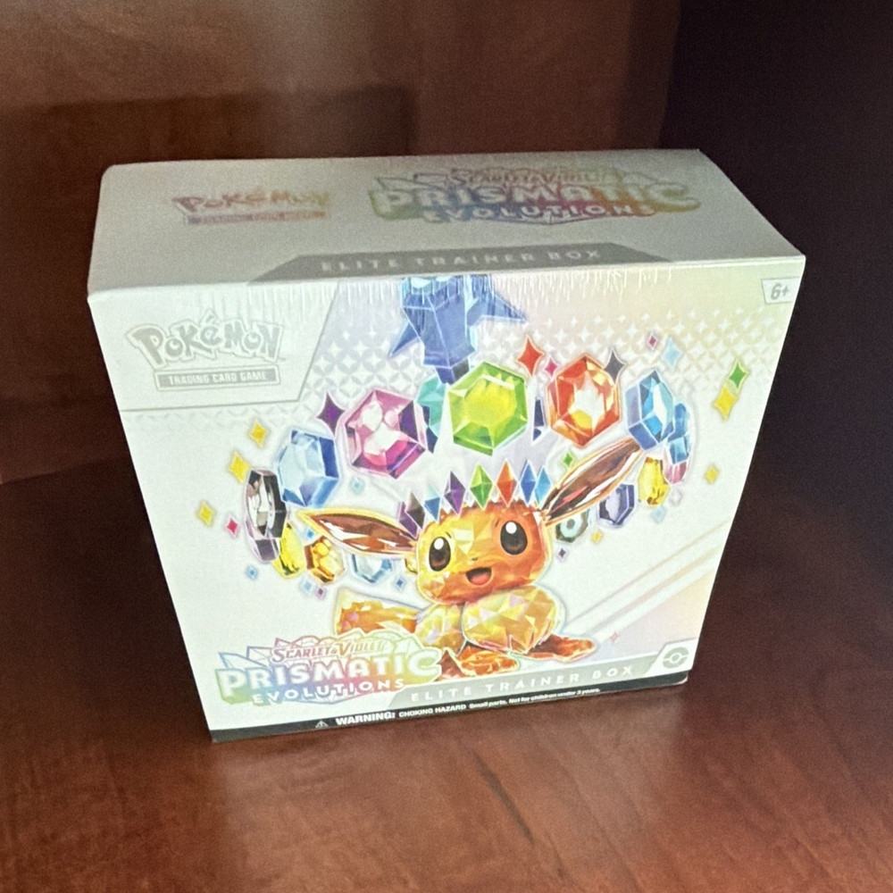 Pokémon Scarlet & Violet Prismatic Evolutions Elite Trainer Box!