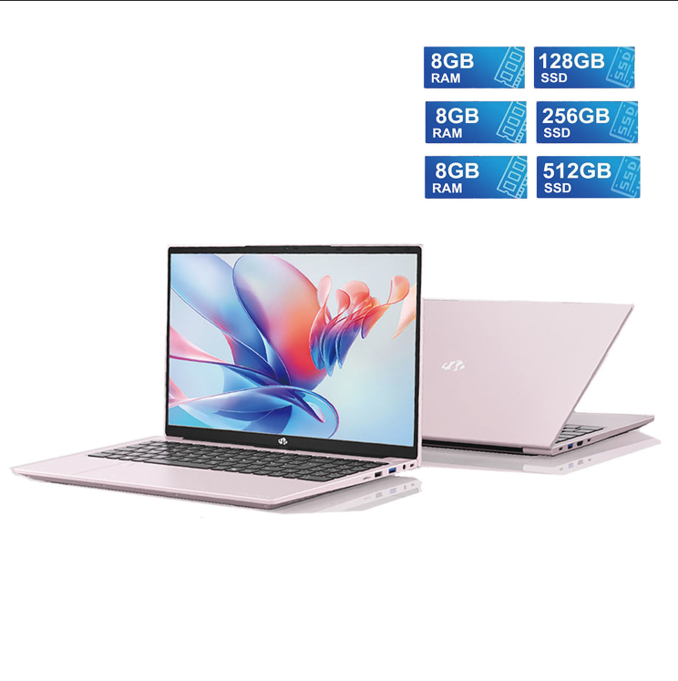 15.6 IPS FHD-Laptop, 4/8GB RAM 128/256/512GB SSD Intel Pentium Quad Core N100