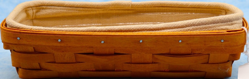Longaberger 1995 Cracker Basket Liner Protector 11.5 Inch