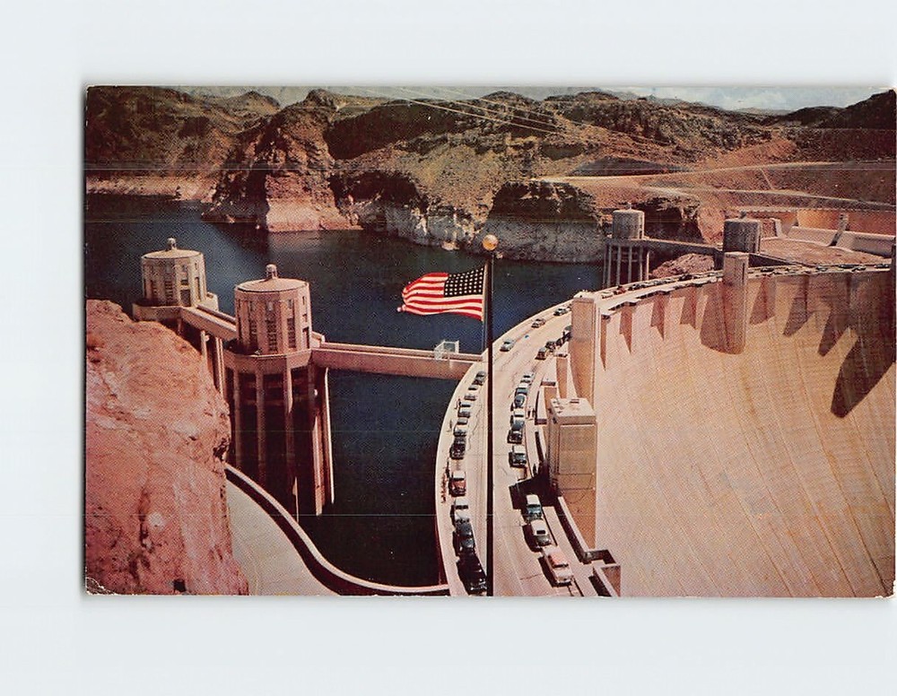 Postcard Highway 66 North Hoover Dam Arizona-Nevada USA