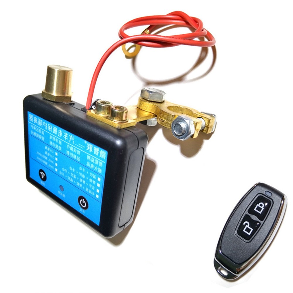 Car Battery Disconnect Isolator Cut Off Master Switch Wireless Remote Control