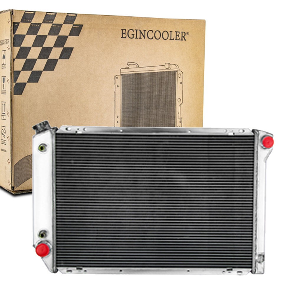 4 Core Aluminum Radiator Fit 1980-1984 Ford F100 F150 F250 F350 Bronco 5.8L 7.5L
