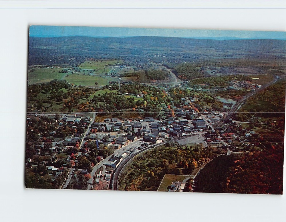 Postcard Aerial View Oakland Maryland USA