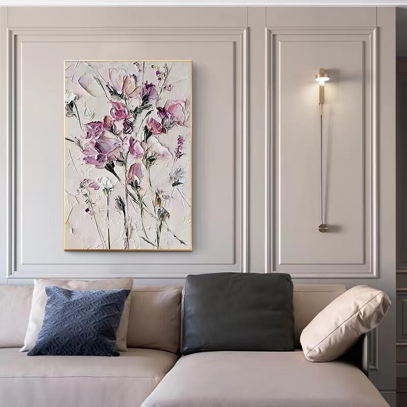 Hand painted Oil Painting Living Room Wall Abstract Decorative Painting Thick