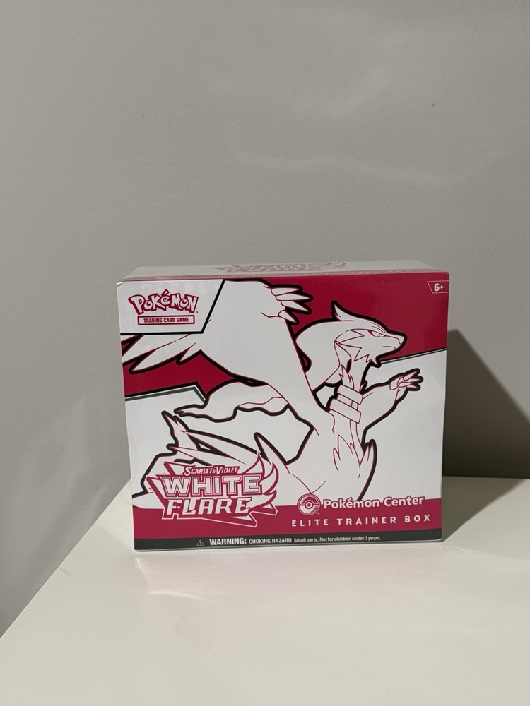 White Flare POKEMON CENTER S&V Elite Trainer Box ETB (New/Sealed)