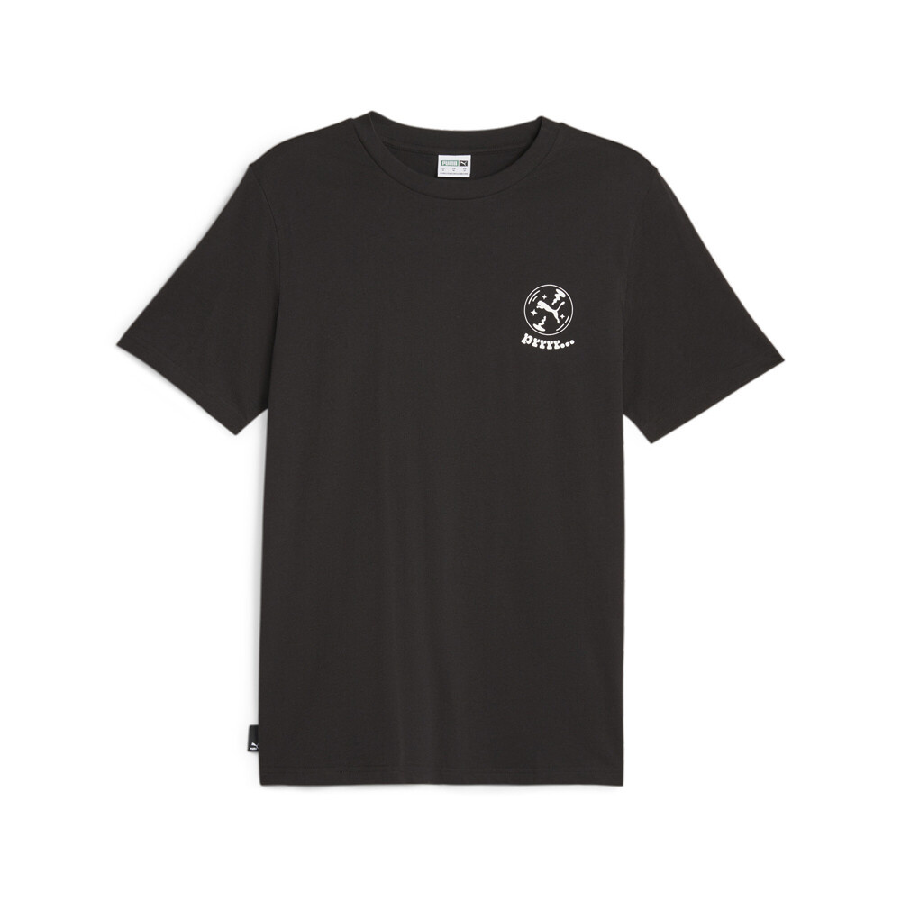 Puma Sound Of  Graphic Crew Neck Short Sleeve T-Shirt Mens Black Casual Tops 622