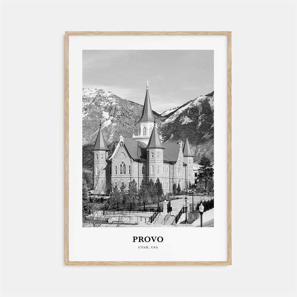 Provo Wall Art Provo Wall Decor Provo Poster Provo Home Decor Provo Travel Gift
