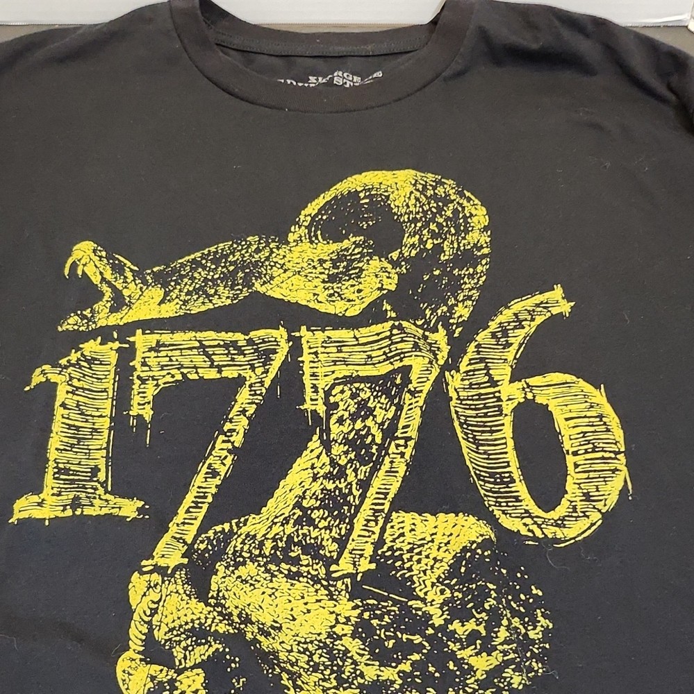 Grunt Style Men's Black 1776 Graphic Crew Neck Short Sleeve T-Shirt XL