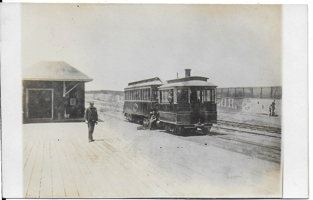 Unposted RPPC of San Francisco Fulton Terminal & Rail Cars c1890s – 1910-20