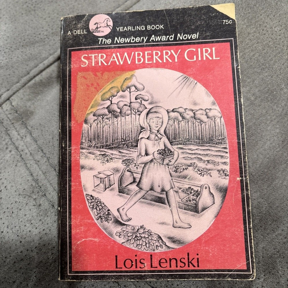 Strawberry Girl By Lois Lenski Paperback 1972 Printing - A Newbery Award Winner