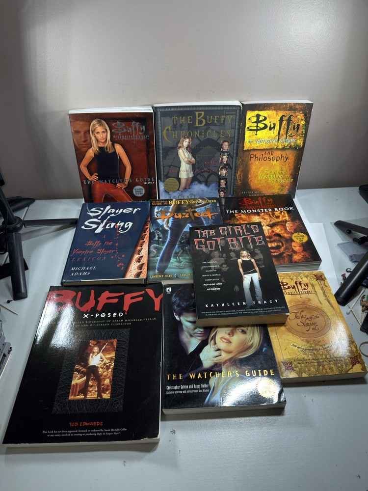 Lot Of 10 Vintage Buffy The Vampire Slayer Paperback/Hardcover Books