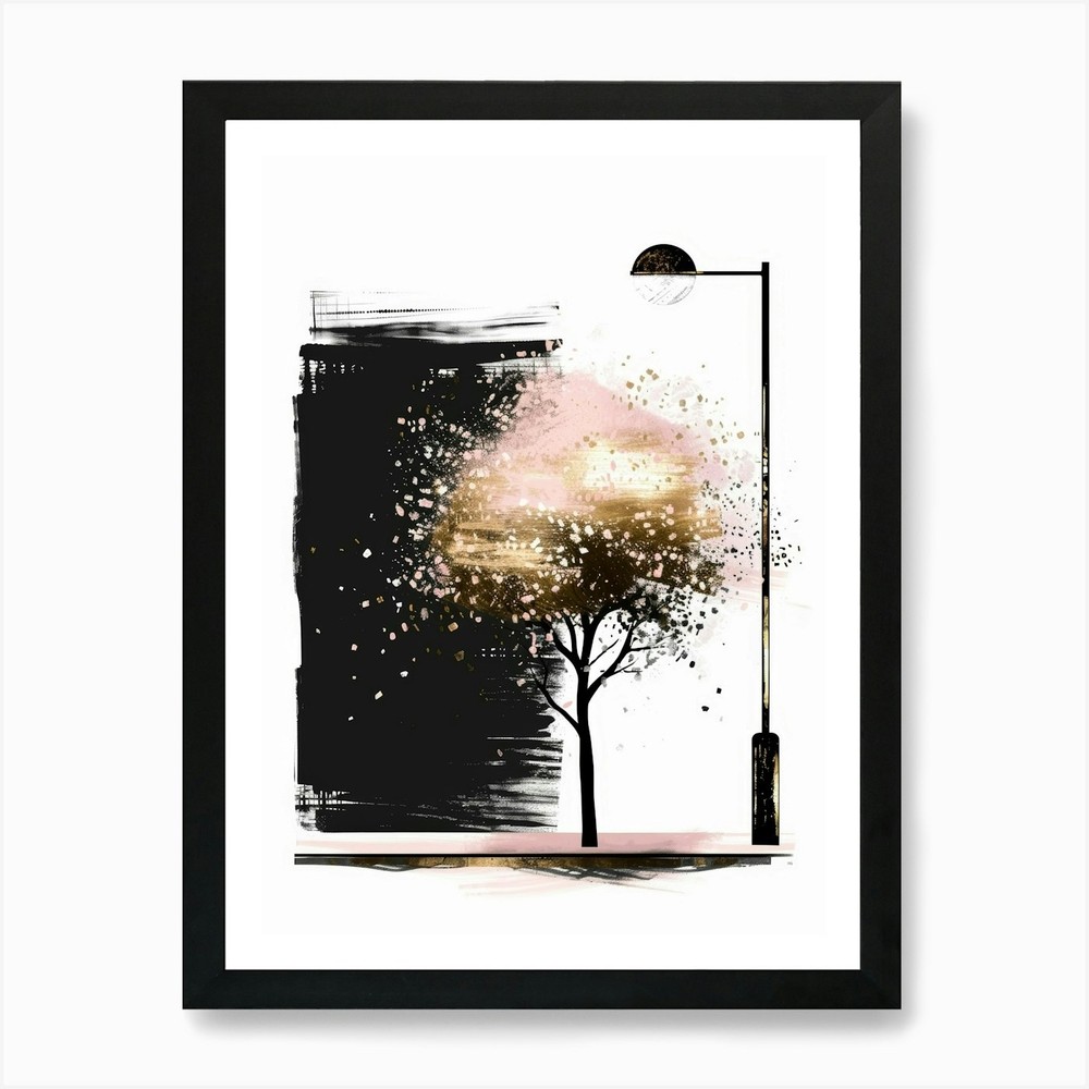 Tree of Life Framed Art Print Canvas Wall Decor Picture