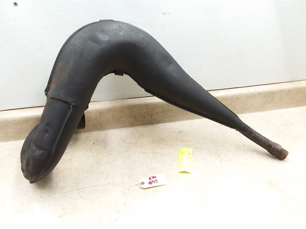 Yamaha 490 YZ490 OEM Exhaust Muffler Chamber 1983 #43 ARP E24