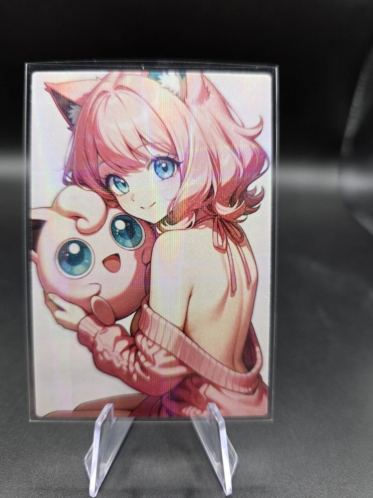 Jigly Holographic Anime Collectible Trading Card