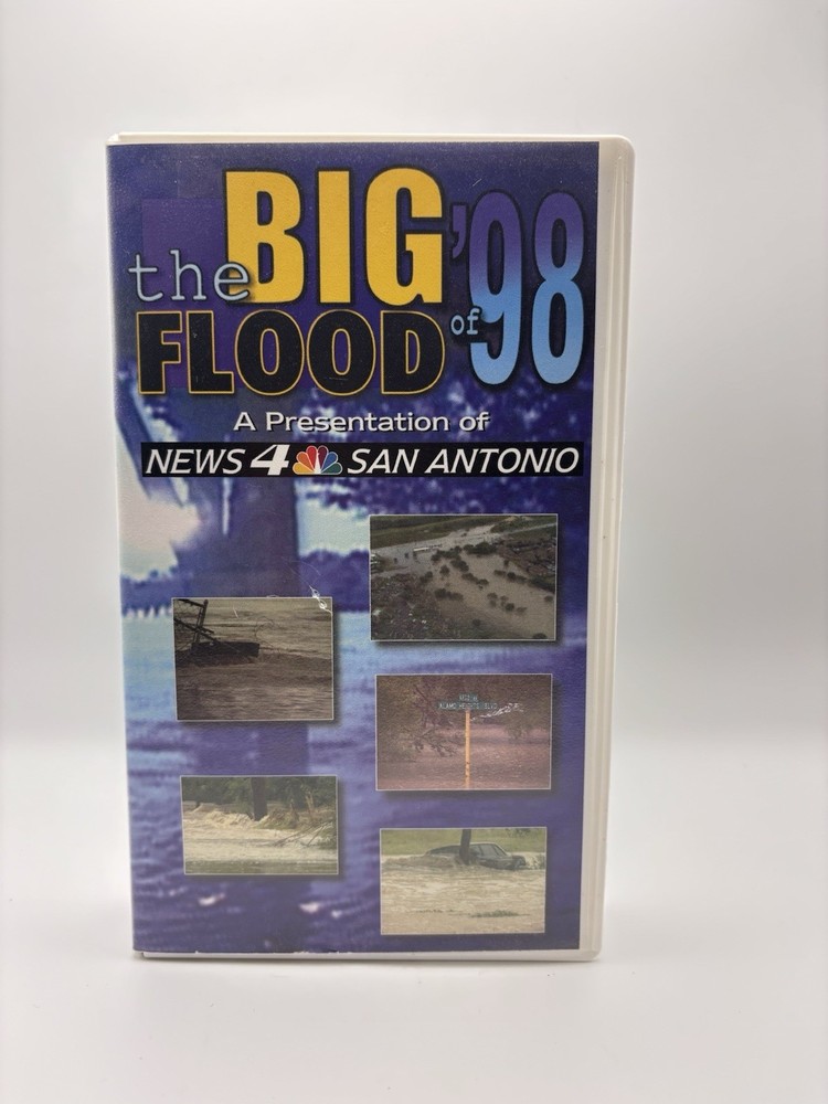 VHS Tape - The Big Flood Of ‘98 - San Antonio - News 4 Channel Broadcast Event