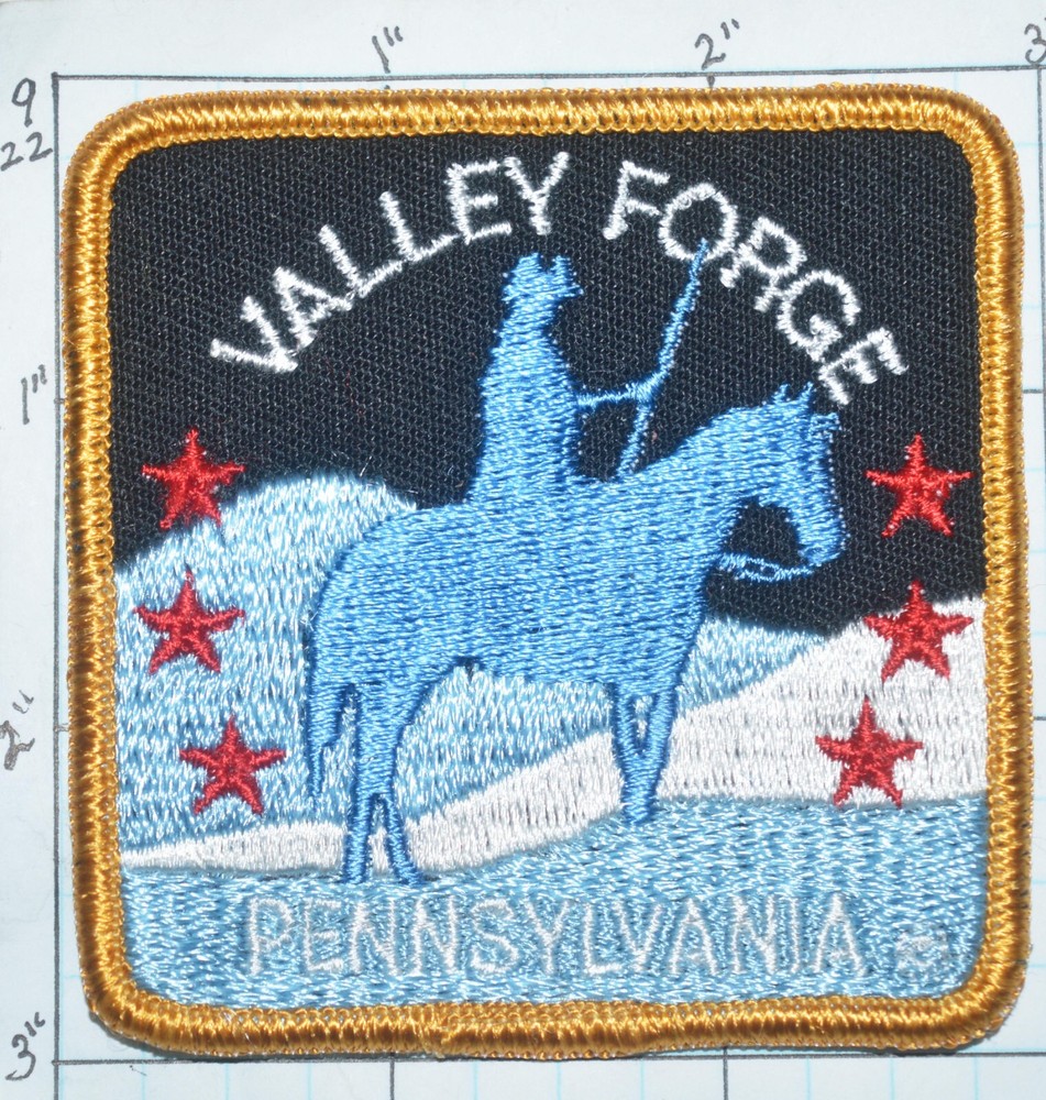 PENNSYLVANIA, VALLEY FORGE NAT'L HISTORIC SITE GEORGE WASHINGTON SOUVENIR PATCH