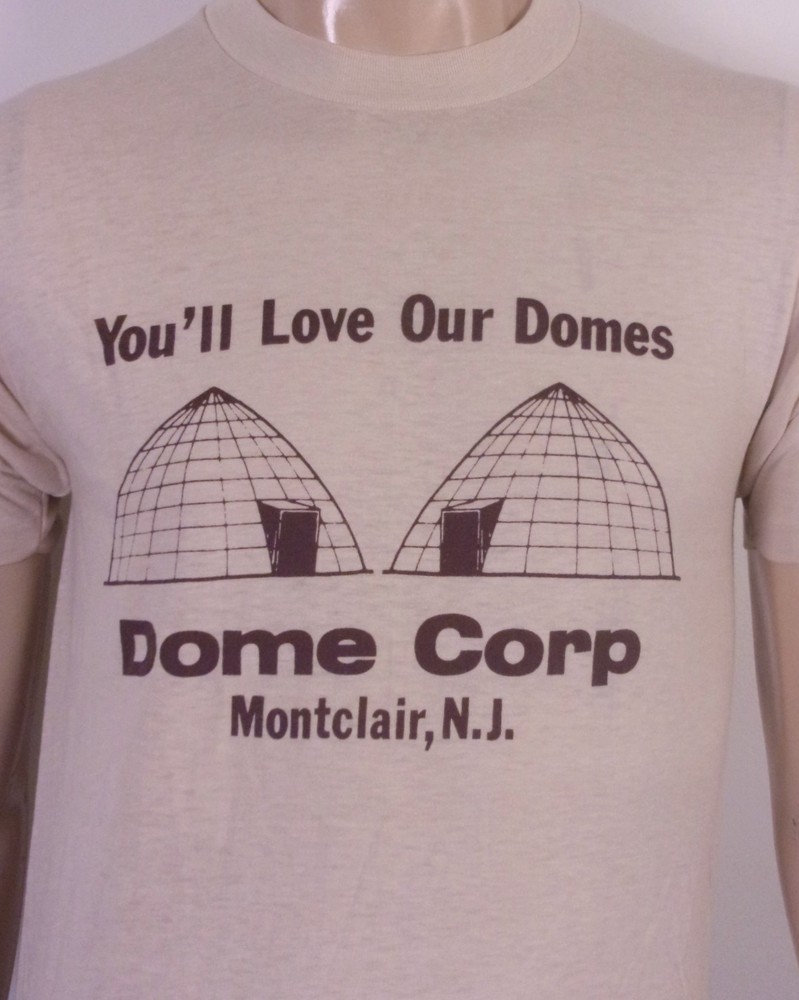 vintage 70s 80s Dome Corp Montclair NJ T-Shirt You'll Love Our Domes thin SZ L