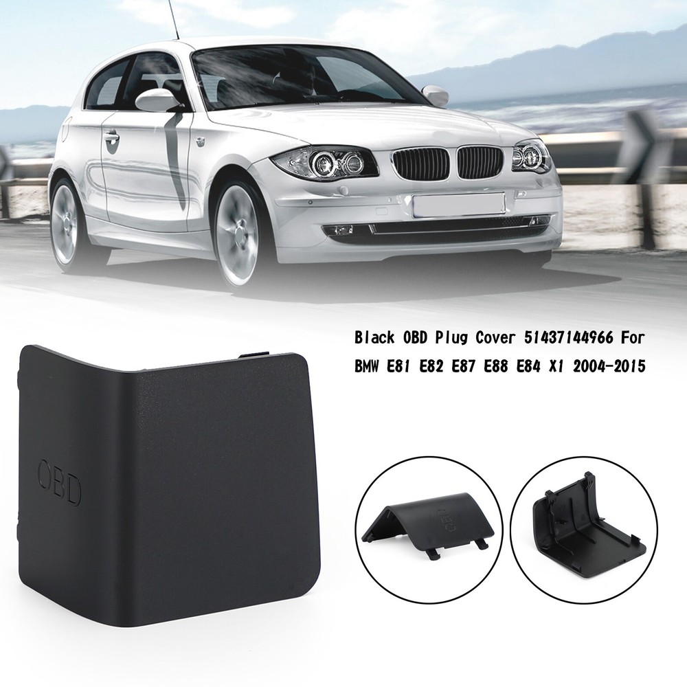 LHD Black OBD Plug Cover 51437144966 For BMW E81 E82 E87 E88 E84 X1 2004-2015 US