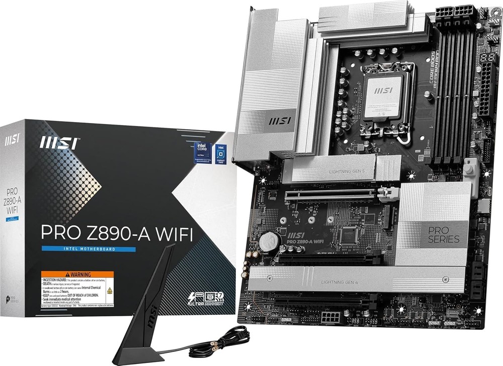 (Factory Refurbished) MSI PRO Z890-A WIFI Intel Ultra Series 2 ATX Motherboard