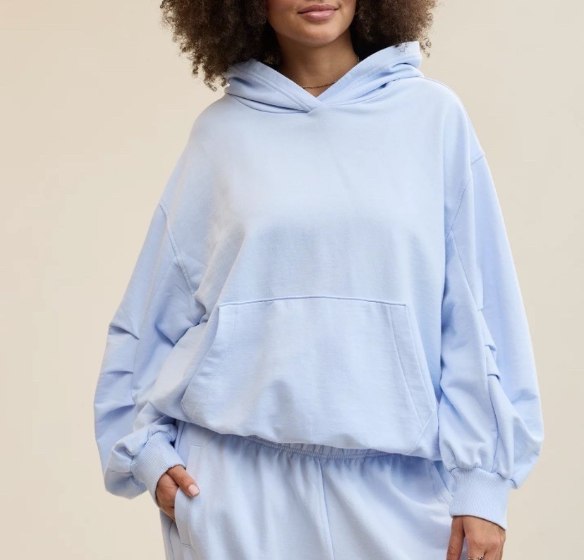 Old Navy Socomfy Oversized Hoodie Sweatshirt-Size 3X Light Blue, NWT