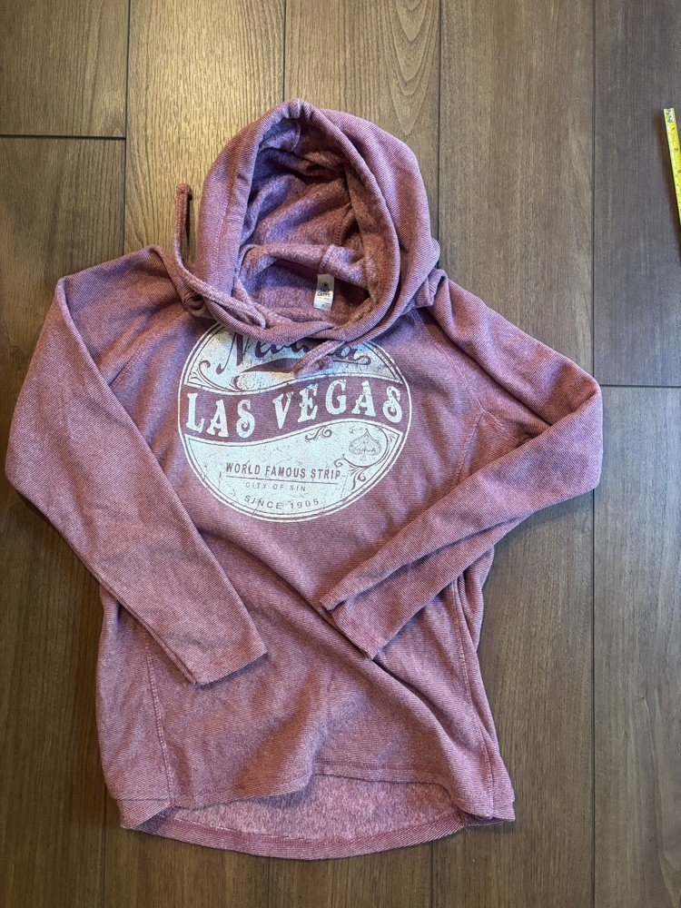 Las Vegas women’s pink pullover hoodie Salt Creek  Long Sleeve Size S