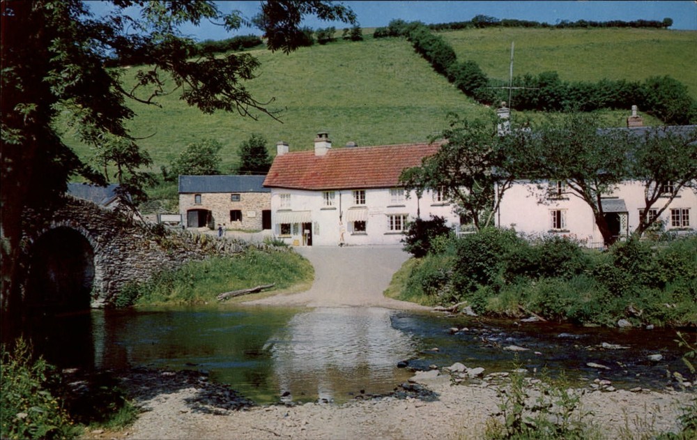 Lorna Doone Farm Malmesmead England United Kingdom ~ 1950-60s postcard