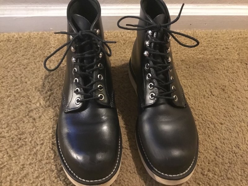 Red Wing Model #8165 Black Men's Size 6 D