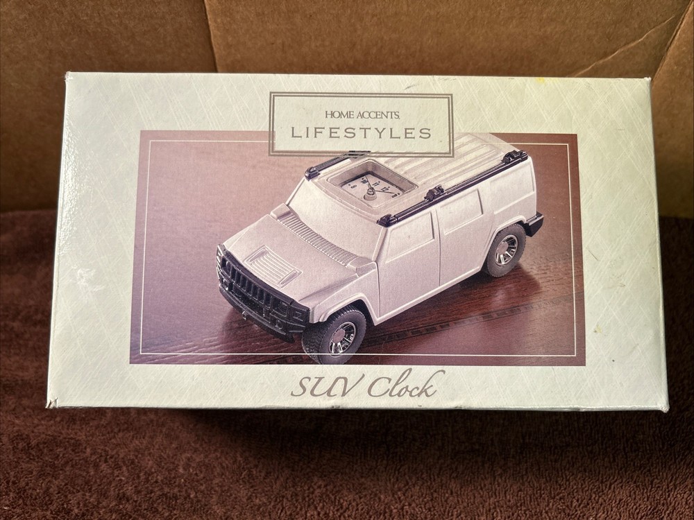 Home accent lifestyles SUV clock silver made exclusively for Belk