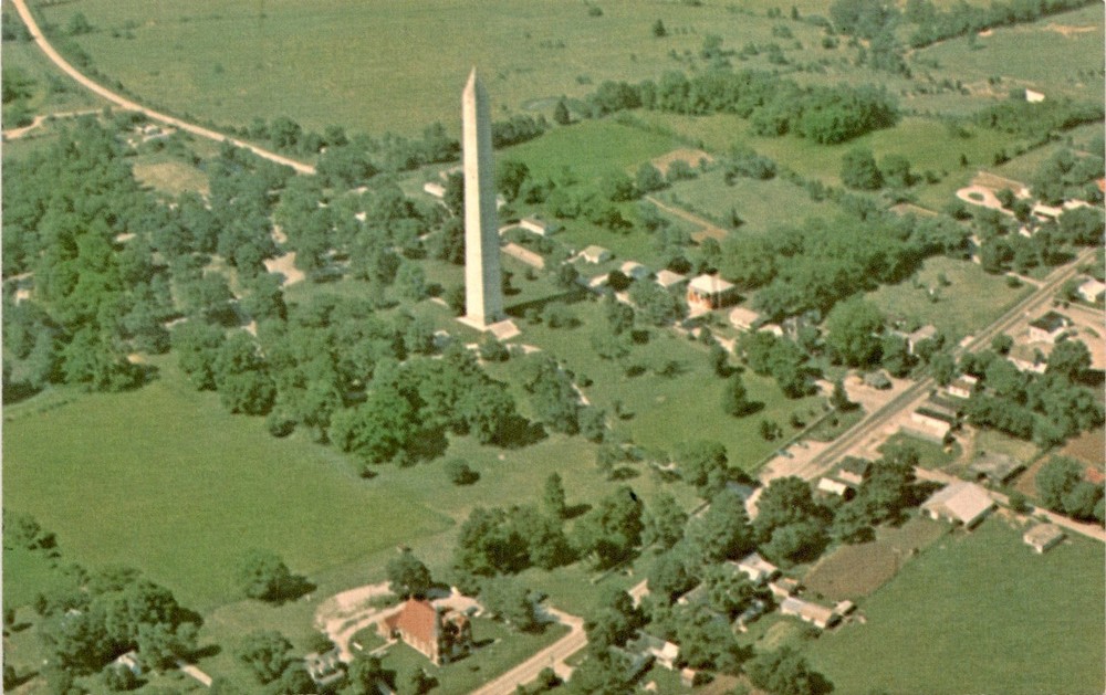 Jefferson Davis Monument State Shrine, Fairview, Kentucky, Glenn Postcard