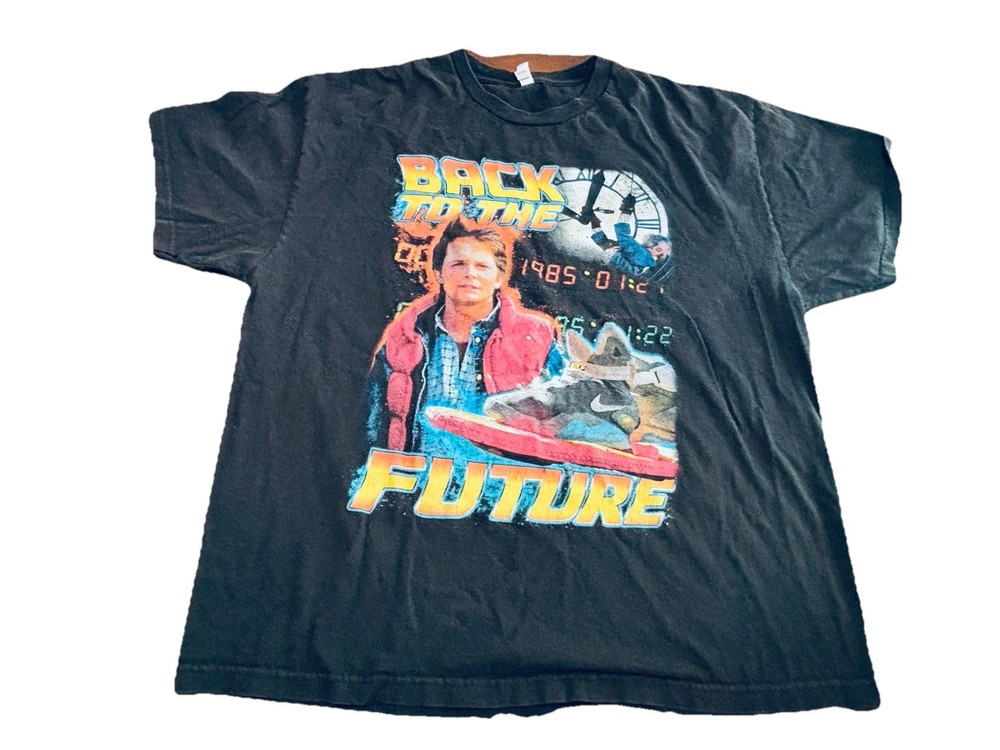 Vintage Back to the Future Movie T Shirt 2XL
