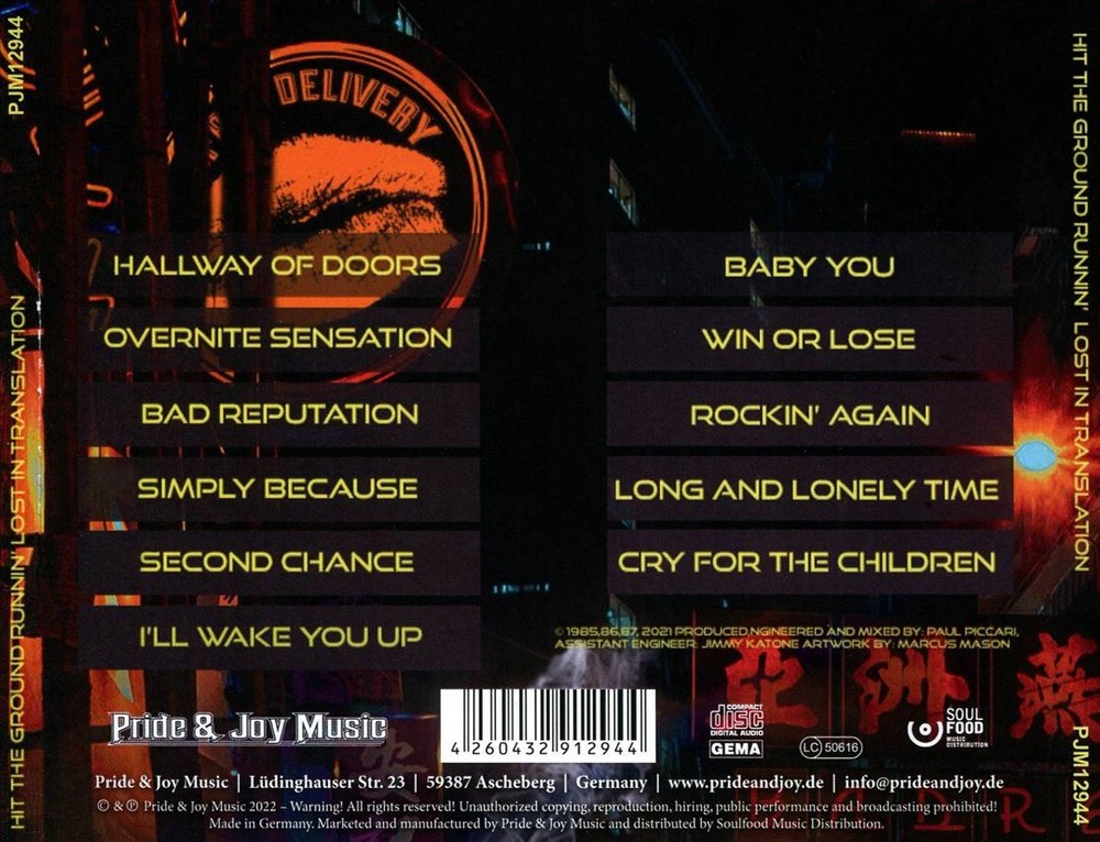 Hit The Ground Runnin' Lost In Translation New Cd