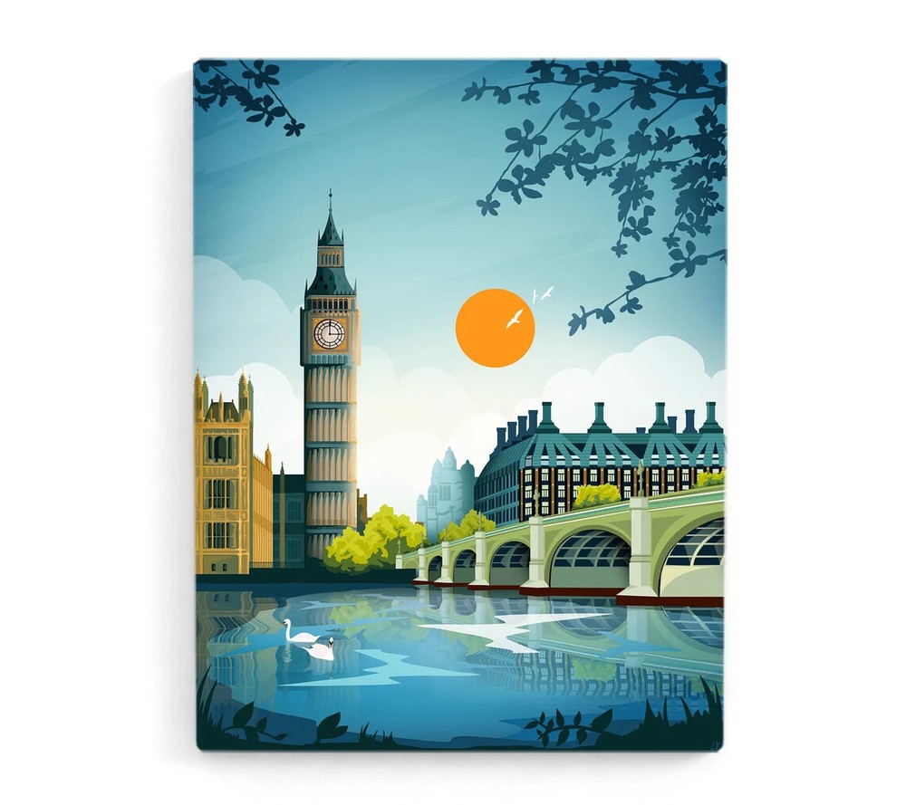 London Big Ben Wall Art Poster Premium Quality Choose your Size