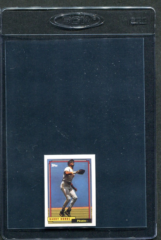 1992 Topps Micro Barry Bonds #380 Pirates Nm/mt