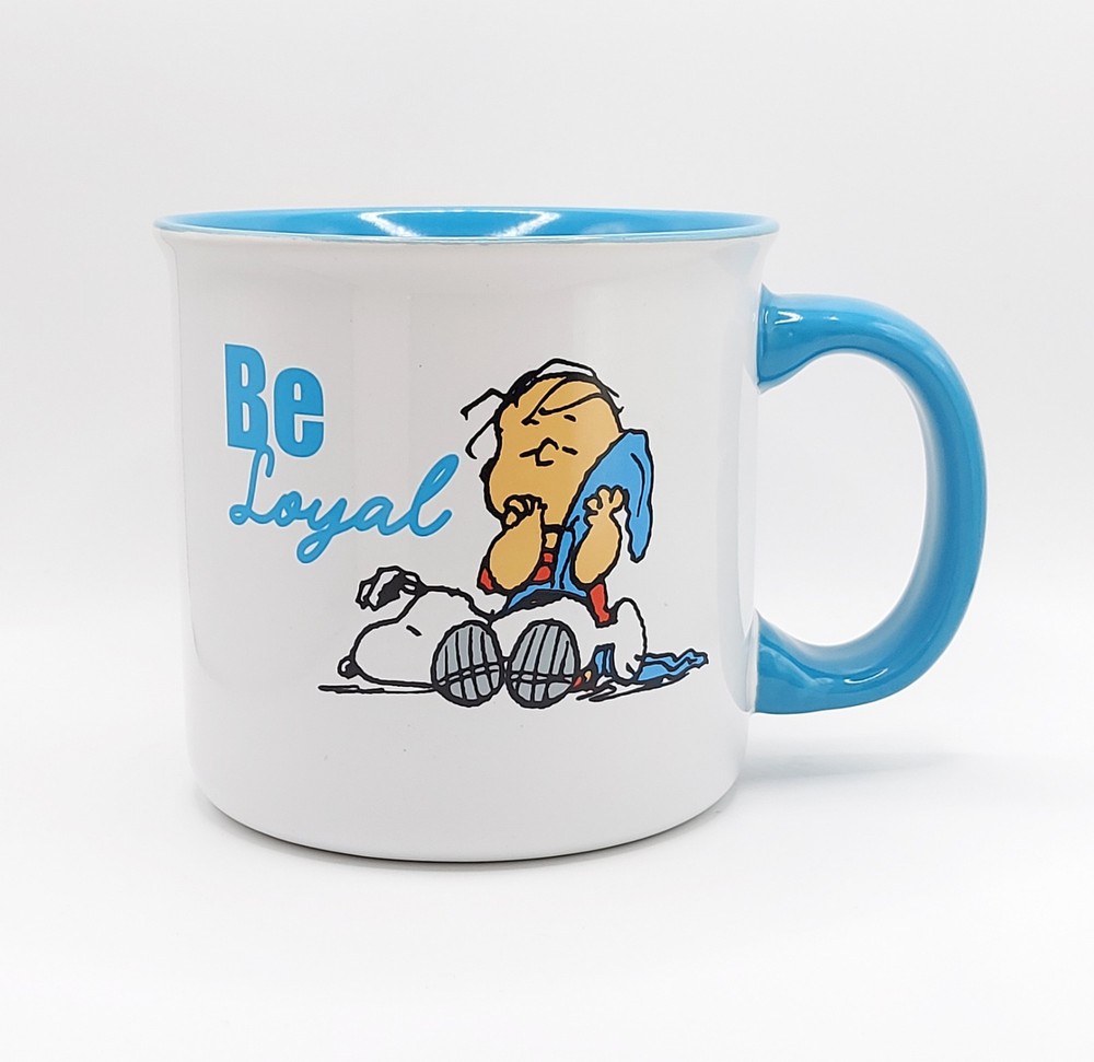 Loyal Snoopy & Linus Friendship 21 Oz Stoneware Coffee Tea Mug