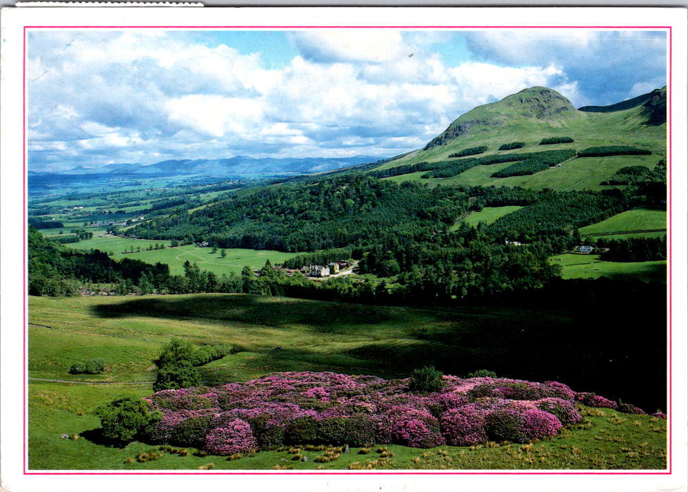 Vintage Postcard Strathblane Scotland Campsie Fells Scenic Hills