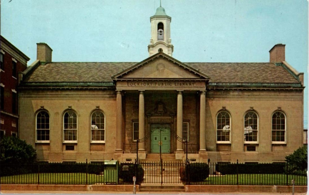 Lockport New York NY : LIBRARY SCENE m/14 BD0998
